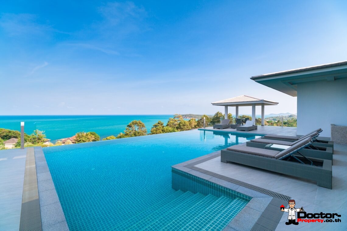 Stunning Sea View Villa - Choeng Mon - Koh Samui - for sale - Doctor-Property