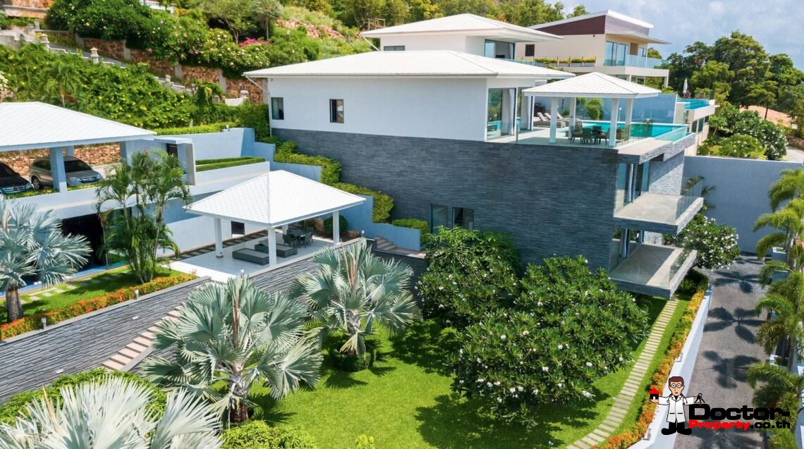 Stunning Sea View Villa - Choeng Mon - Koh Samui - for sale - Doctor-Property