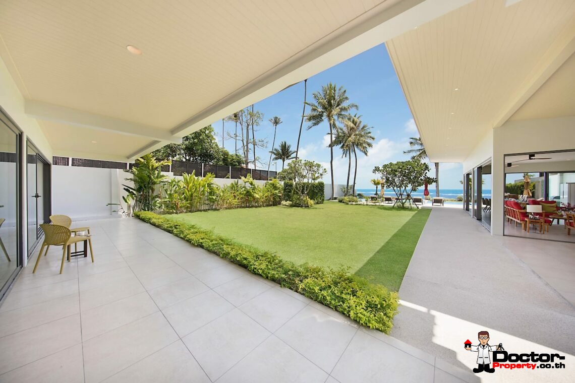 Luxury Beachfront 4 Bedroom Pool Villa – Laem Sor, Koh Samui – For Sale