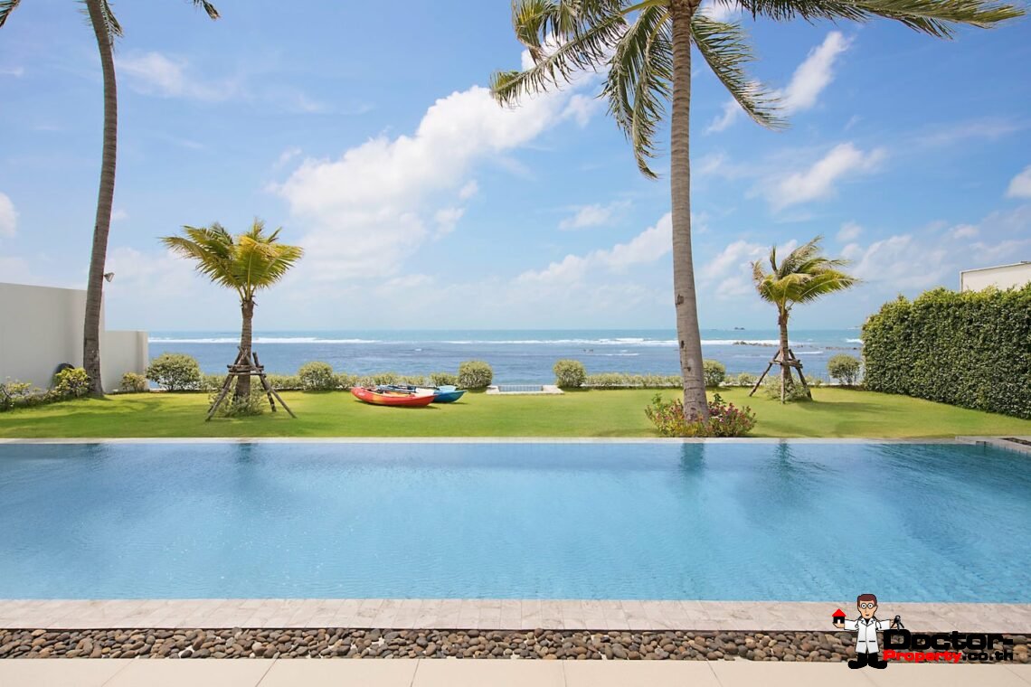 Luxury Beachfront 4 Bedroom Pool Villa – Laem Sor, Koh Samui – For Sale