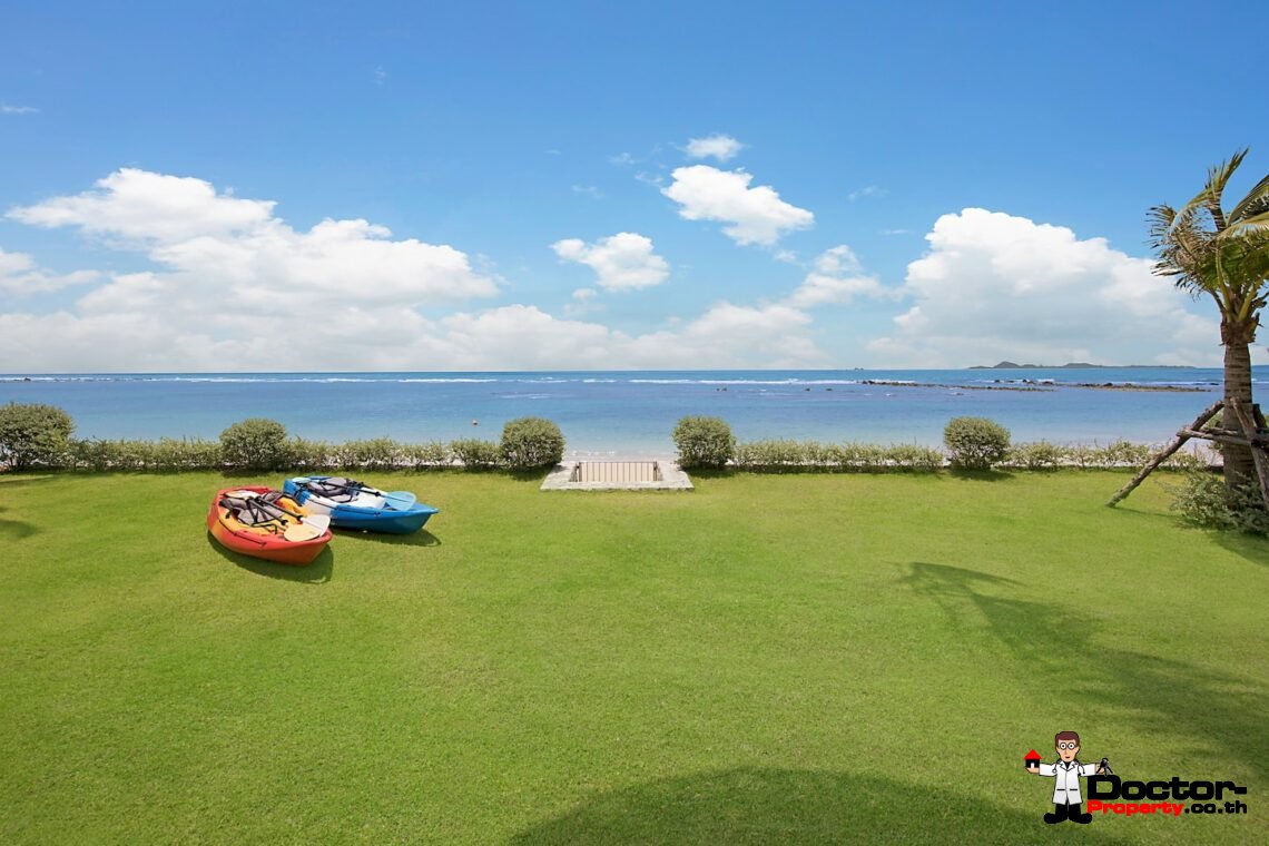 Luxury Beachfront 4 Bedroom Pool Villa – Laem Sor, Koh Samui – For Sale