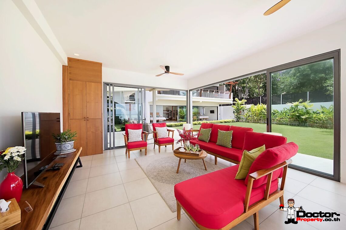 Luxury Beachfront 4 Bedroom Pool Villa – Laem Sor, Koh Samui – For Sale