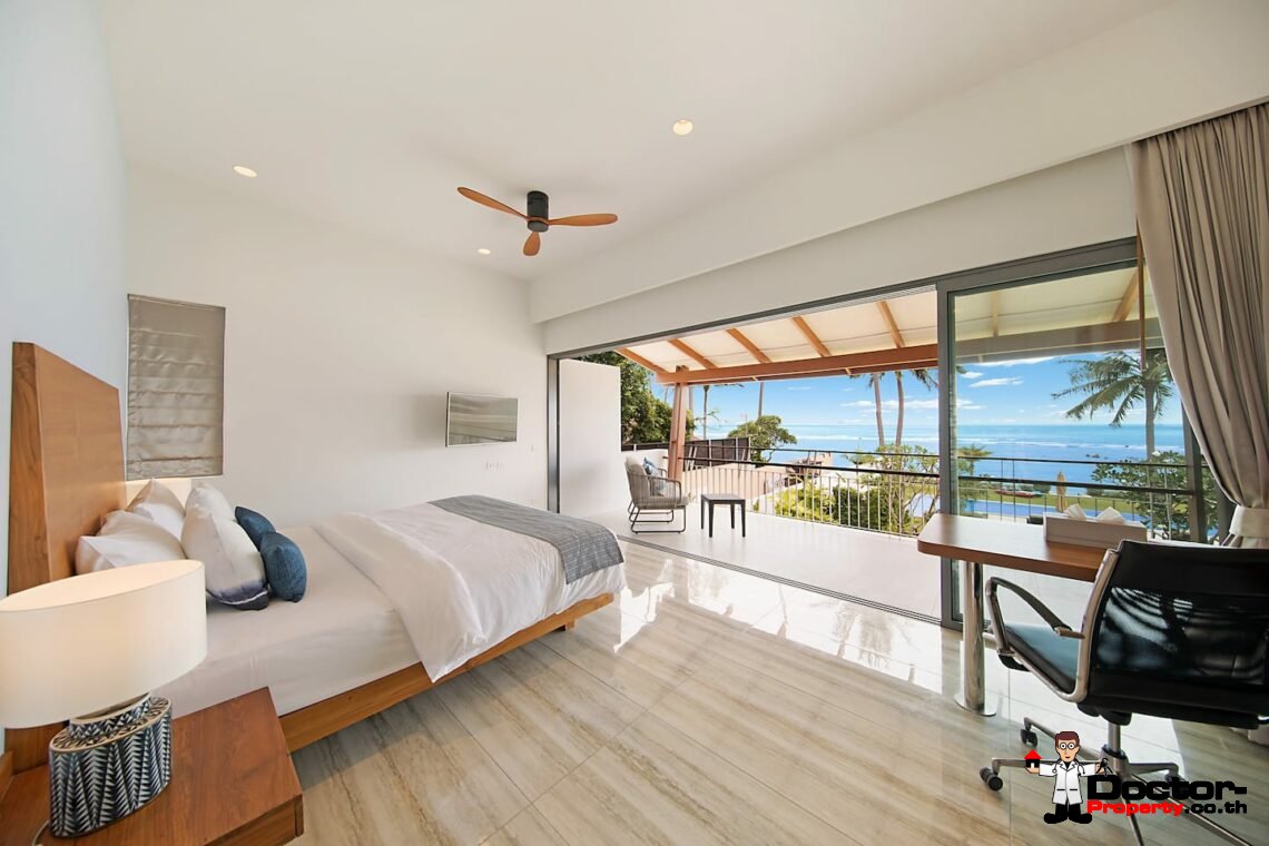 Luxury Beachfront 4 Bedroom Pool Villa – Laem Sor, Koh Samui – For Sale