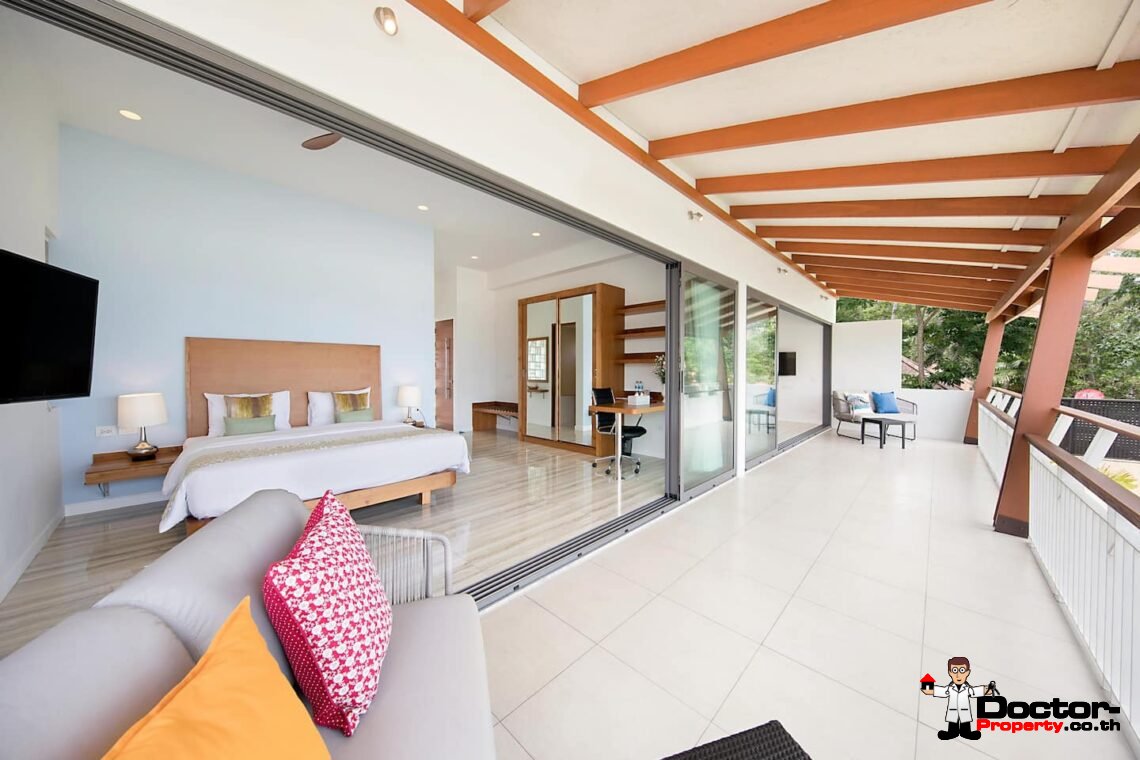Luxury Beachfront 4 Bedroom Pool Villa – Laem Sor, Koh Samui – For Sale