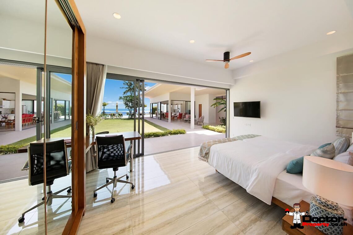 Luxury Beachfront 4 Bedroom Pool Villa – Laem Sor, Koh Samui – For Sale