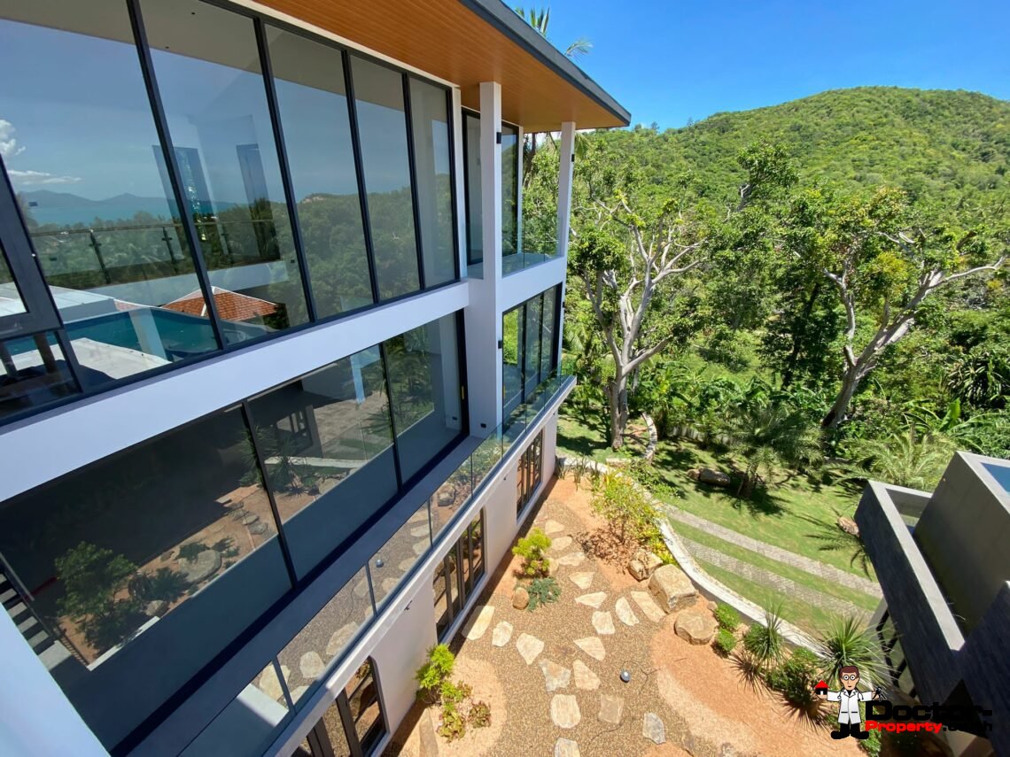 Fanstastic 4+2 Bedroom Sea View Villa - Bang Rak - Koh Samui - for sale