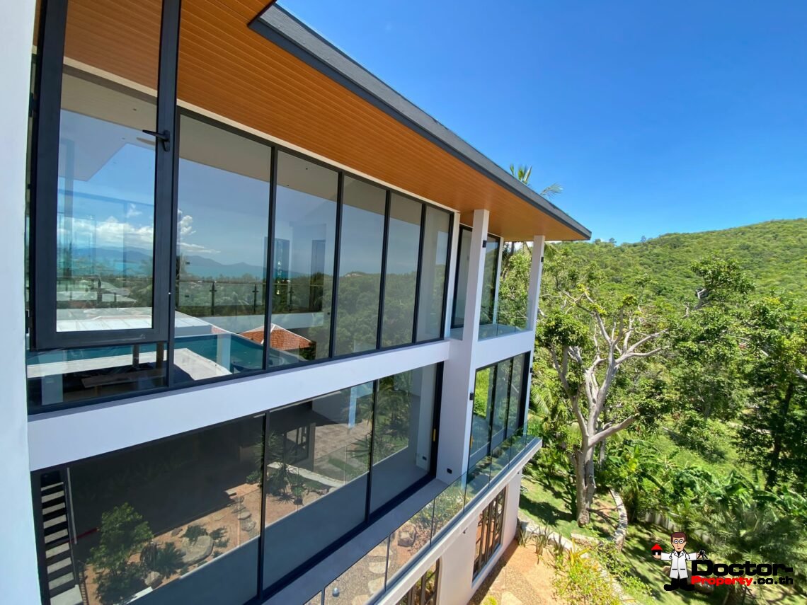 Fanstastic 4+2 Bedroom Sea View Villa - Bang Rak - Koh Samui - for sale