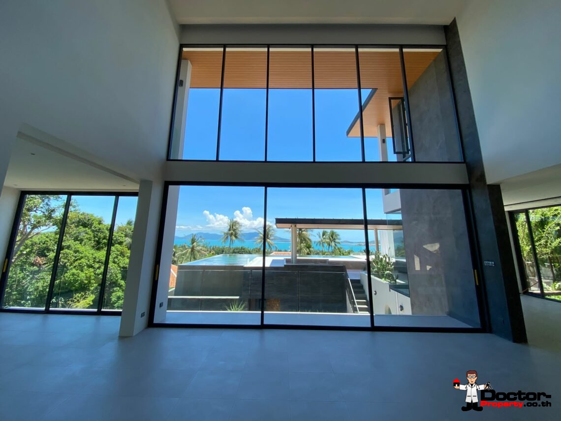 Fanstastic 4+2 Bedroom Sea View Villa – Bang Rak – Koh Samui – for sale