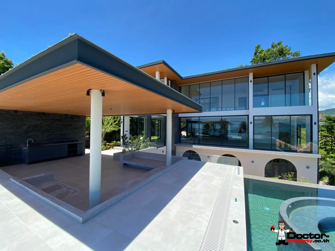 Fantastic 4+2 Bedroom Sea View Villa - Bang Rak - Koh Samui - for sale