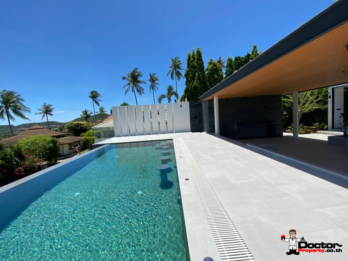 Fanstastic 4+2 Bedroom Sea View Villa – Bang Rak – Koh Samui – for sale
