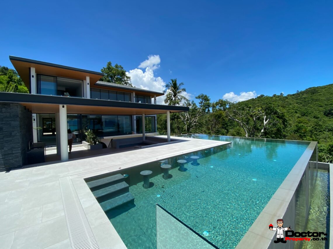 Fantastic 4+2 Bedroom Sea View Villa – Bang Rak – Koh Samui – for sale