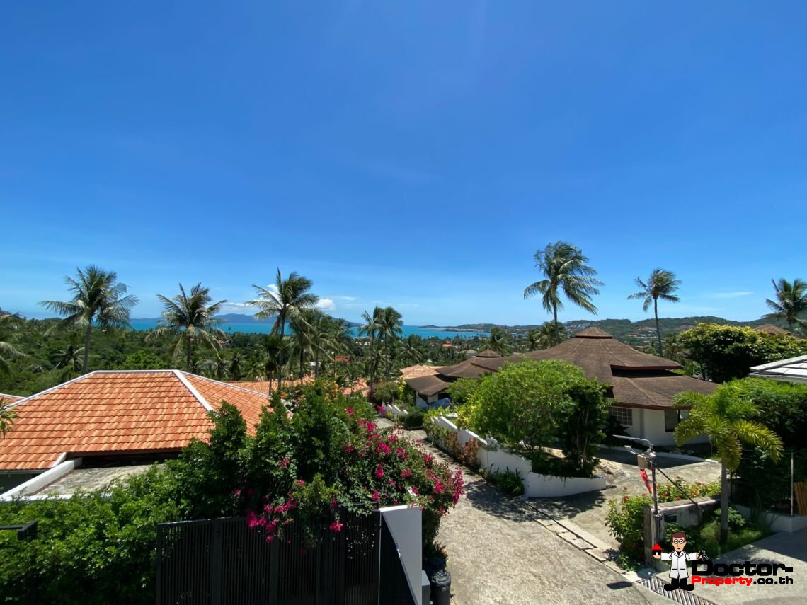 Fanstastic 4+2 Bedroom Sea View Villa – Bang Rak – Koh Samui – for sale