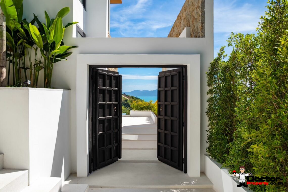 New 3-4 Bedroom Seaview Villas – Bophut, Koh Samui – For Sale