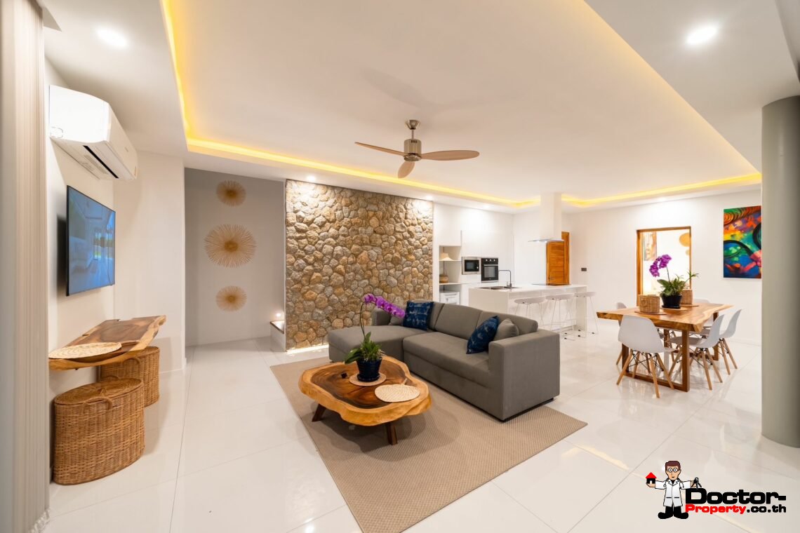 New 3-4 Bedroom Seaview Villas – Bophut, Koh Samui – For Sale
