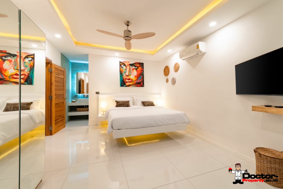 New 3-4 Bedroom Seaview Villas – Bophut, Koh Samui – For Sale