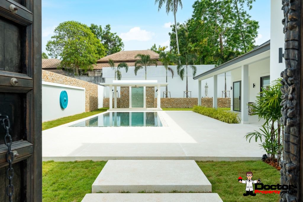 New Balinese Style Modern Pool Villa – Mae Nam, Koh Samui – For Sale