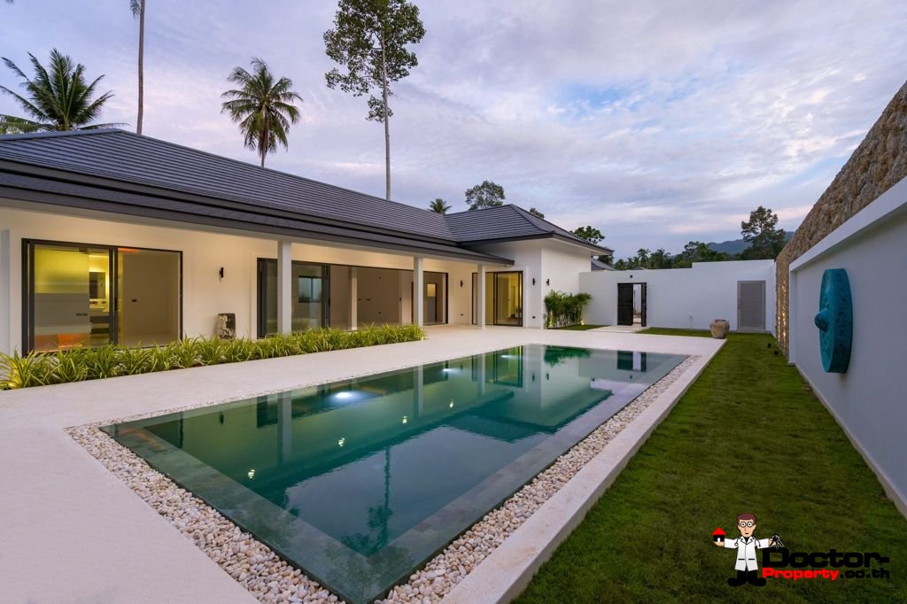New Balinese Style Modern Pool Villa – Mae Nam, Koh Samui – For Sale