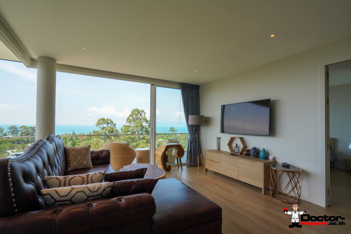 Resale New 2 Bedroom Apartment with Sea View – Bang Por – Koh Samui