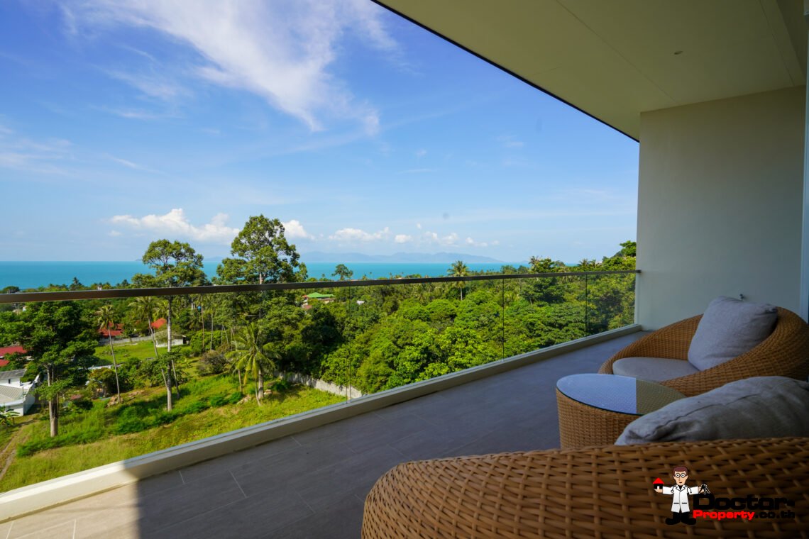 Resale New 2 Bedroom Apartment with Sea View – Bang Por – Koh Samui