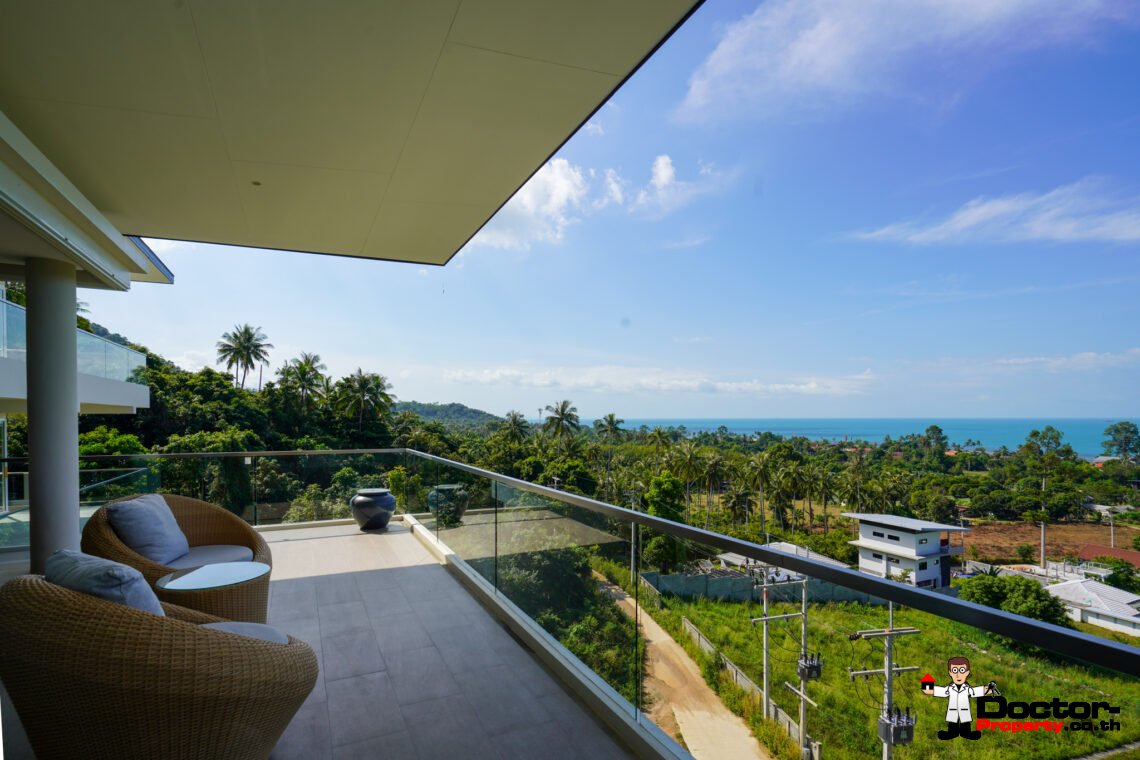 Resale New 2 Bedroom Apartment with Sea View – Bang Por – Koh Samui