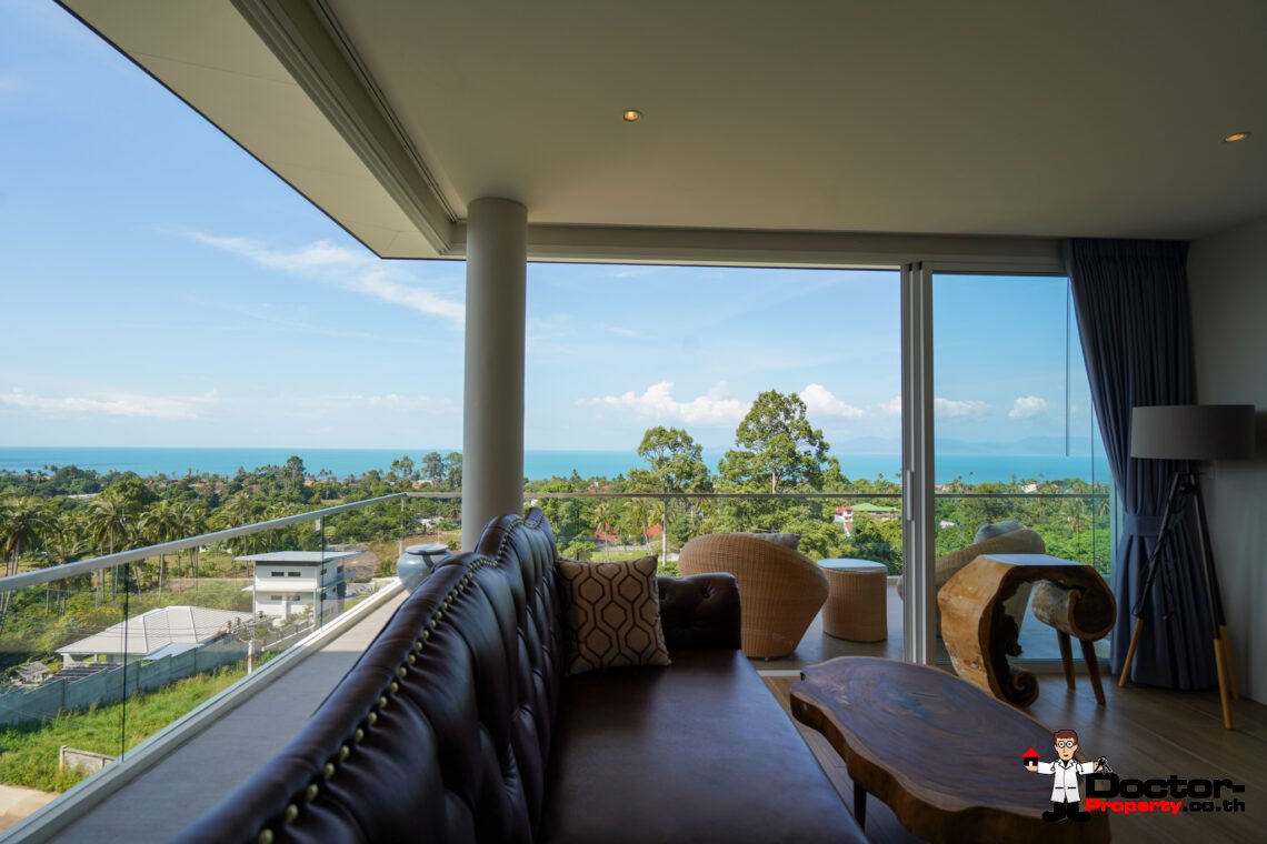 Resale New 2 Bedroom Apartment with Sea View – Bang Por – Koh Samui