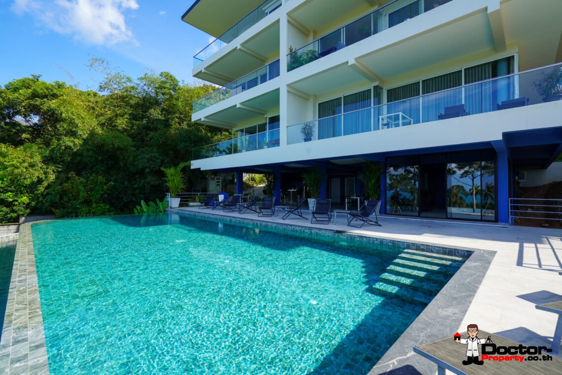 Resale New 2 Bedroom Apartment with Sea View – Bang Por – Koh Samui