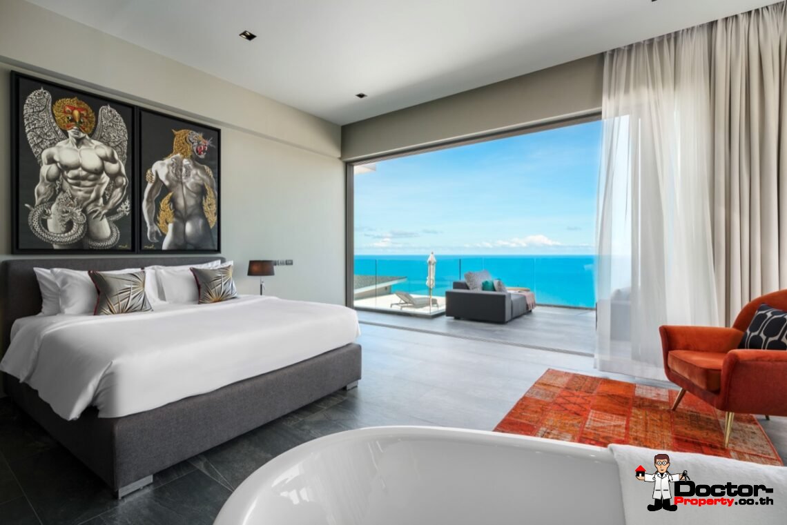 Stunning New 4 Bedroom Sea View Villa – Chaweng Noi – Koh Samui – for sale