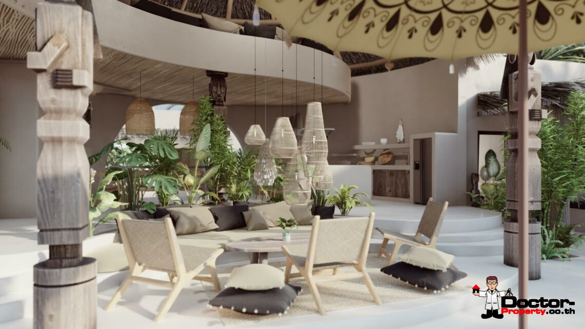 2-3 Bed Luxury Tropical Garden – Bophut, Koh Samui – For sale