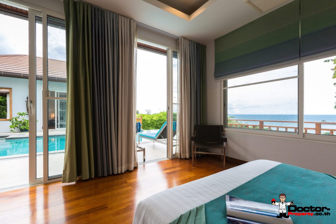 3 Bedroom Pool Villa with Spectacular View in Choeng Mon, Koh Samui – For Sale