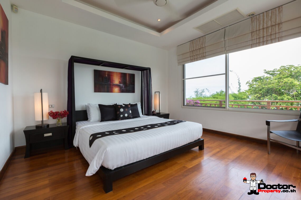 3 Bedroom Pool Villa with Spectacular View in Choeng Mon, Koh Samui – For Sale