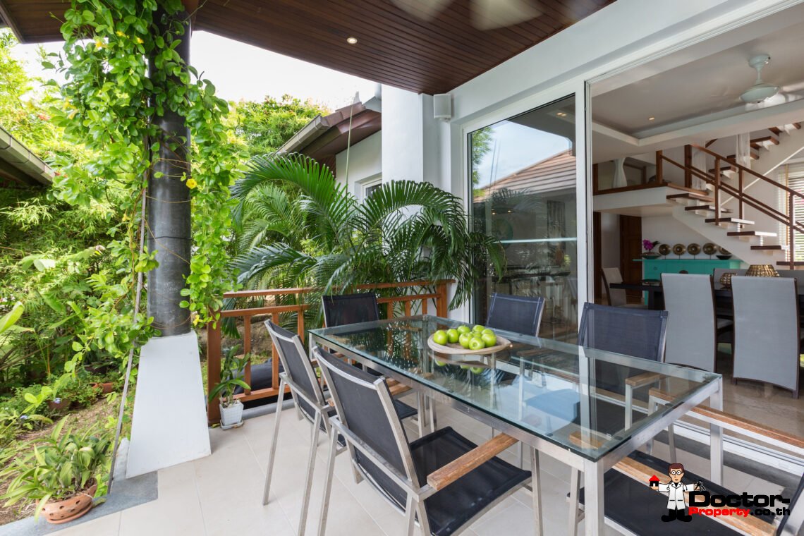 3 Bedroom Pool Villa with Spectacular View in Choeng Mon, Koh Samui – For Sale