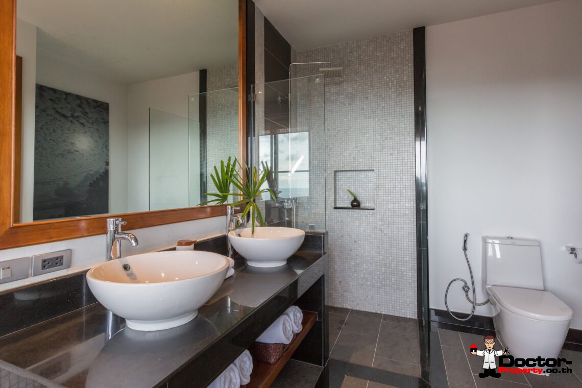 3 Bedroom Pool Villa with Spectacular View in Choeng Mon, Koh Samui – For Sale