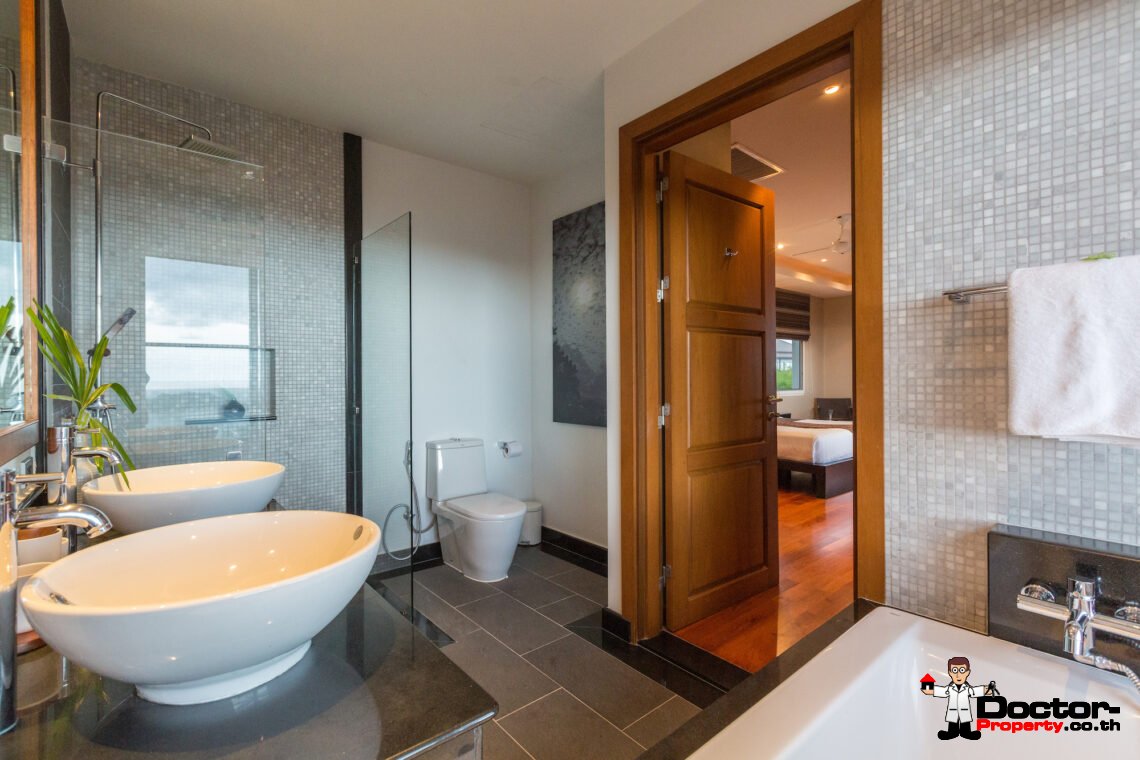 3 Bedroom Pool Villa with Spectacular View in Choeng Mon, Koh Samui – For Sale