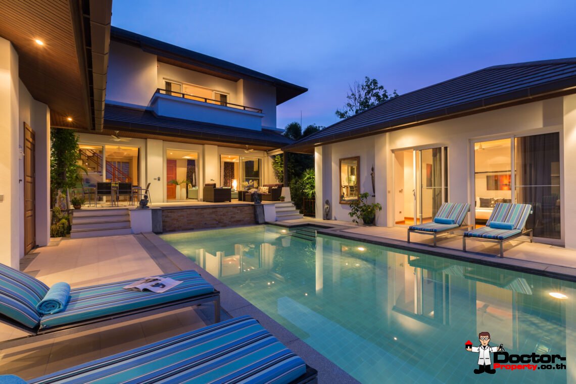 3 Bedroom Pool Villa with Spectacular View in Choeng Mon, Koh Samui – For Sale