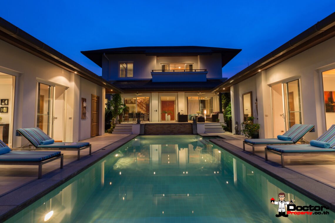 3 Bedroom Pool Villa with Spectacular View in Choeng Mon, Koh Samui – For Sale