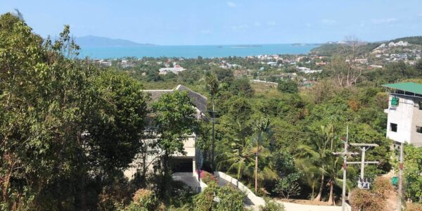 Sea View Land 1348 m2 – Bophut – Koh Samui – for sale