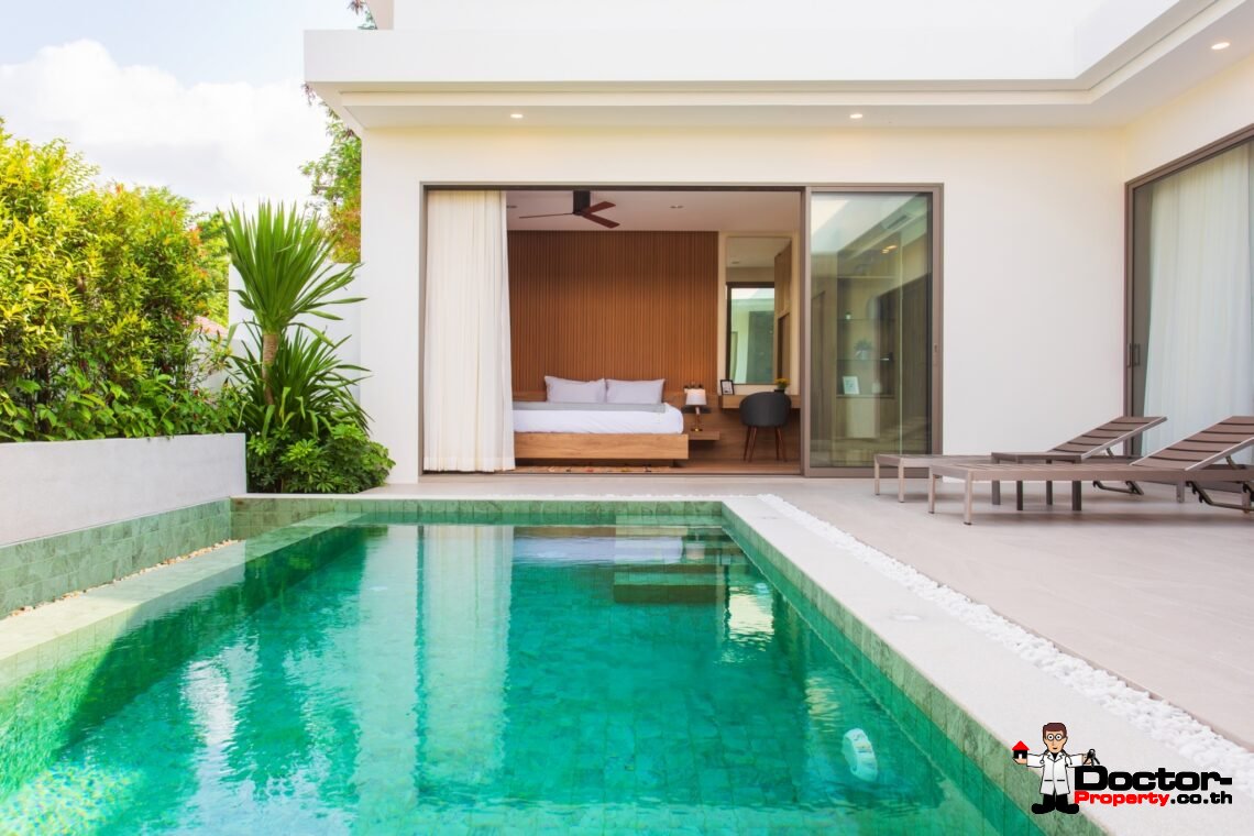 New! 2-3 Bedroom Pool Villas – Bophut, Koh Samui – For Sale