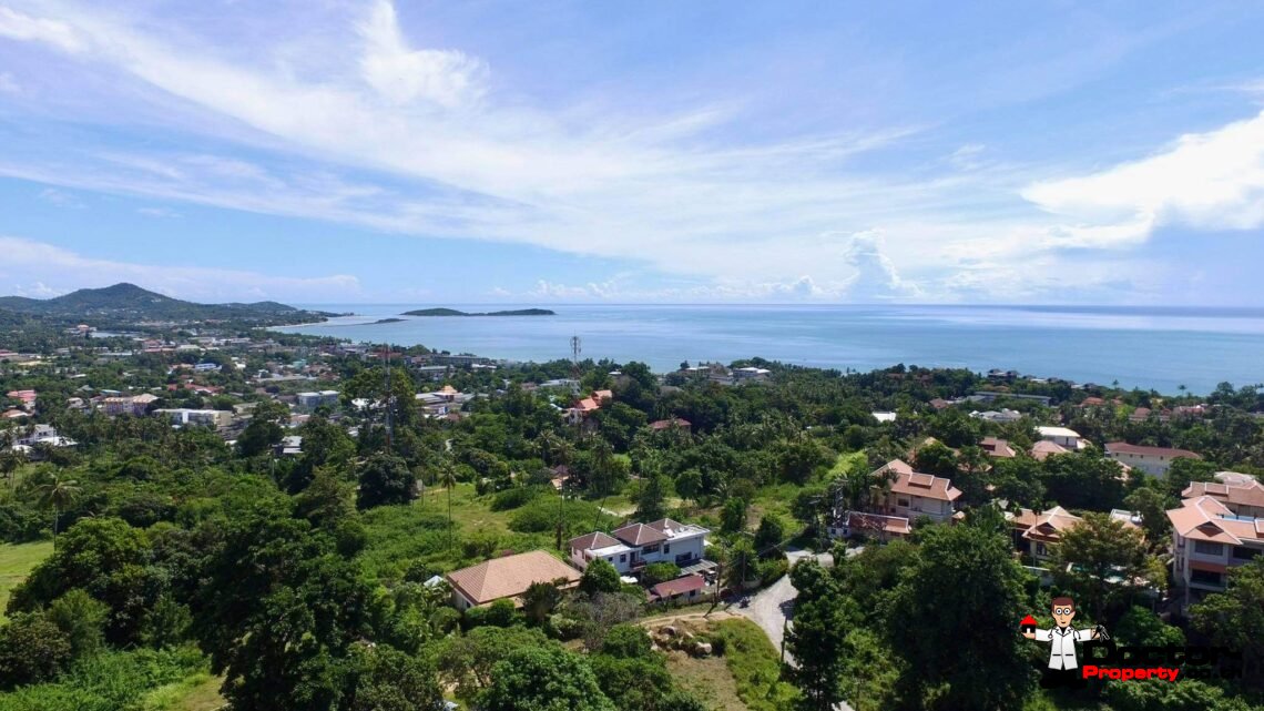 New 3 Bedroom Sea View Villa – Chaweng Noi, Koh Samui – For Sale