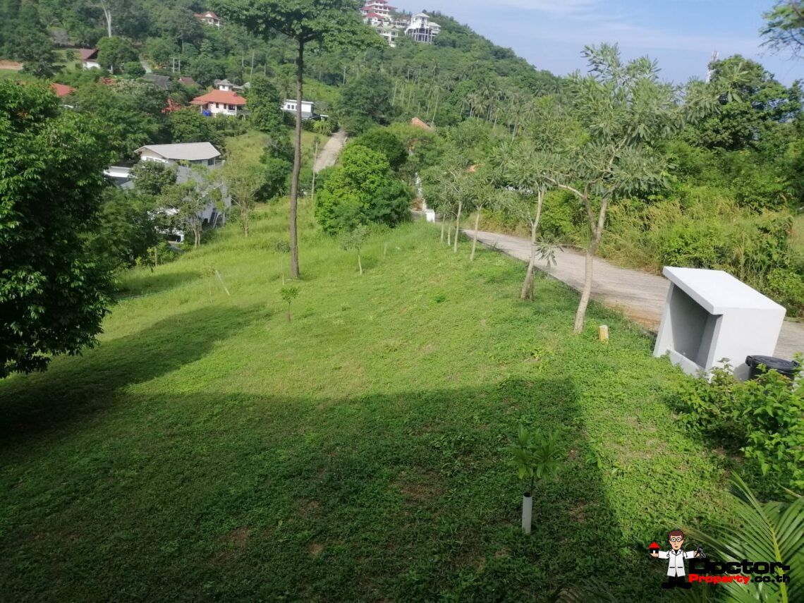 3 Bed Pool Villa with Partial Sea View – Bang Por, Koh Samui – For Sale