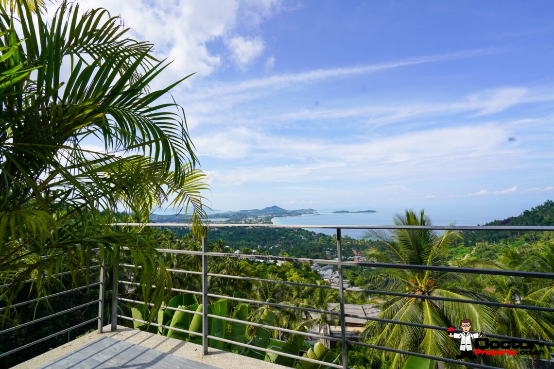 3 Bed Villa Plus Apartment, Sea View – Chaweng Noi, Koh Samui – For Sale