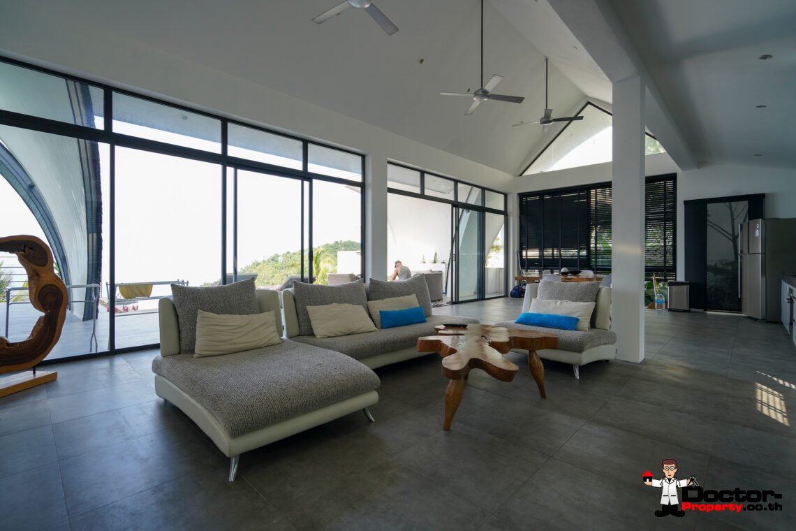 3 Bed Villa Plus Apartment, Sea View – Chaweng Noi, Koh Samui – For Sale