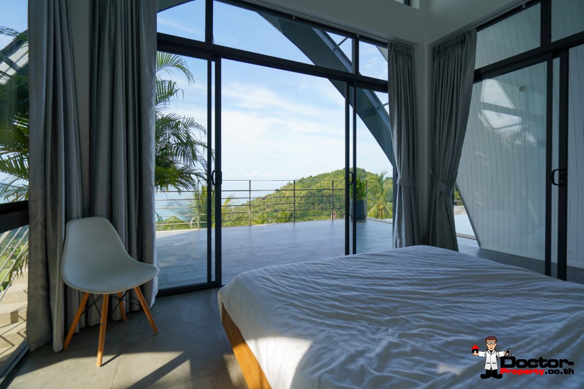 3 Bed Villa Plus Apartment, Sea View – Chaweng Noi, Koh Samui – For Sale