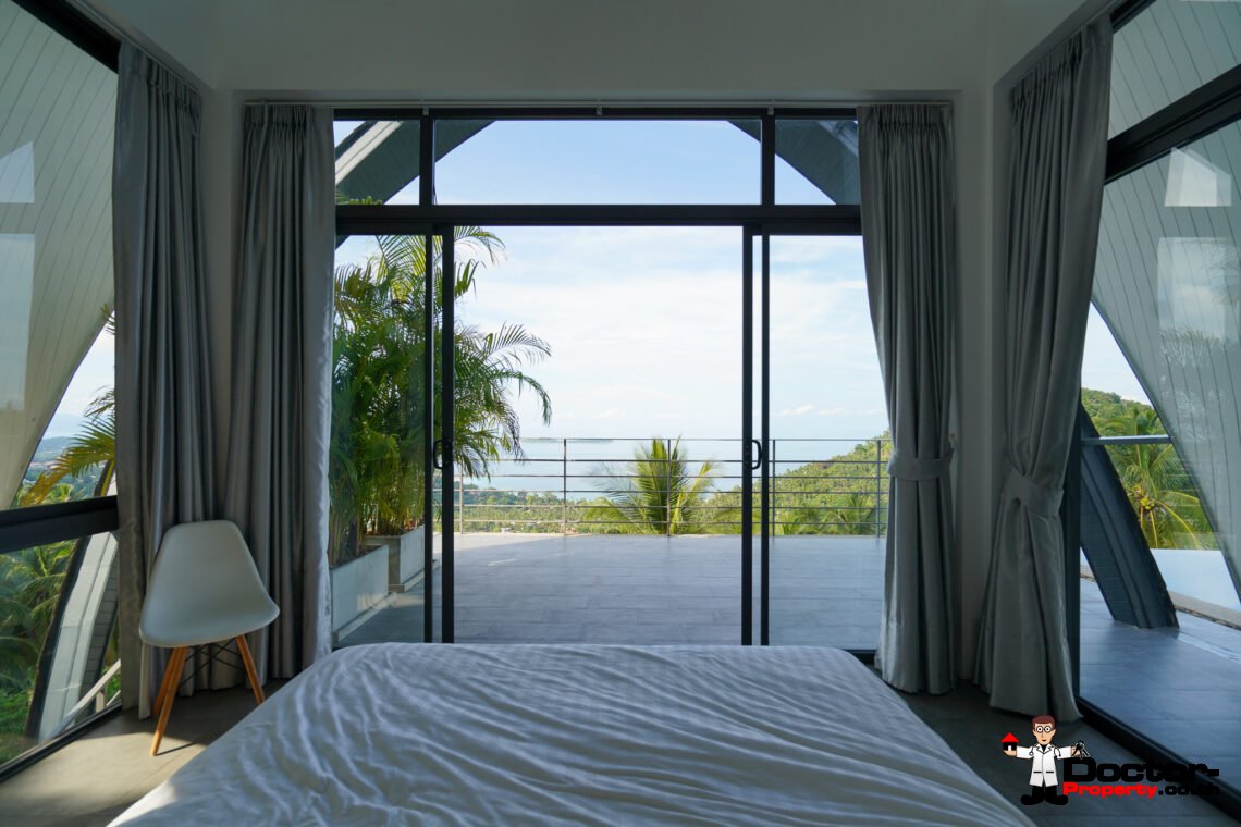3 Bed Villa Plus Apartment, Sea View – Chaweng Noi, Koh Samui – For Sale