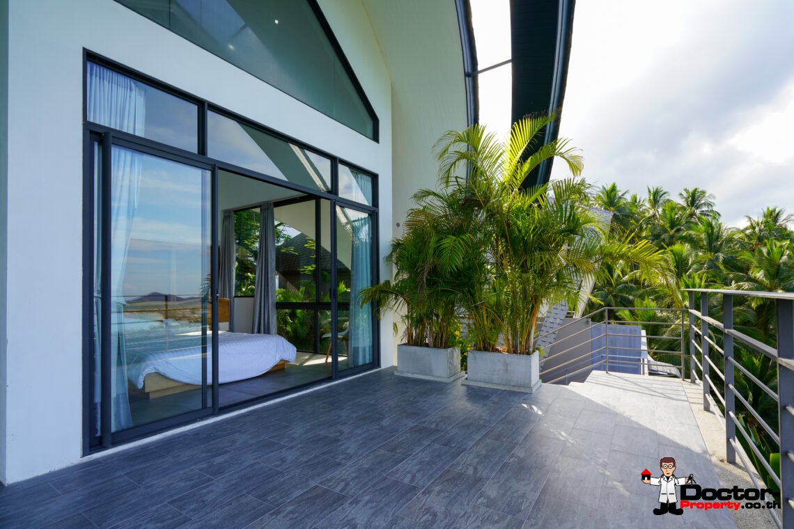 3 Bed Villa Plus Apartment, Sea View – Chaweng Noi, Koh Samui – For Sale