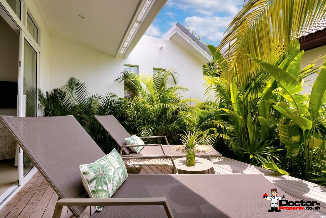 3 Bedroom Modern Balinese Pool Villa – Bo Phut, Koh Samui – For Sale