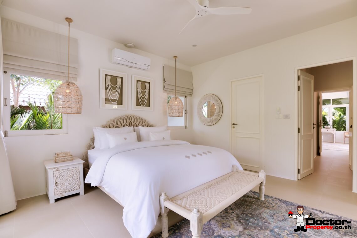 3 Bedroom Modern Balinese Pool Villa – Bo Phut, Koh Samui – For Sale