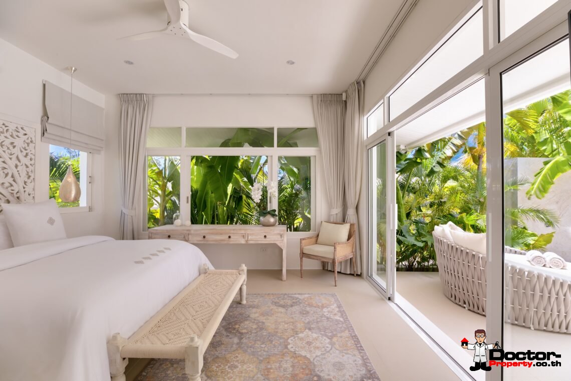 3 Bedroom Modern Balinese Pool Villa – Bo Phut, Koh Samui – For Sale