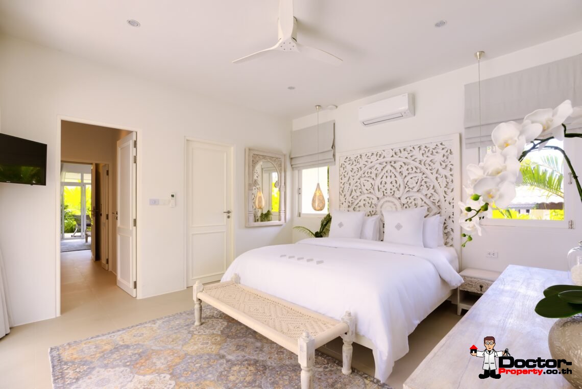 3 Bedroom Modern Balinese Pool Villa – Bo Phut, Koh Samui – For Sale