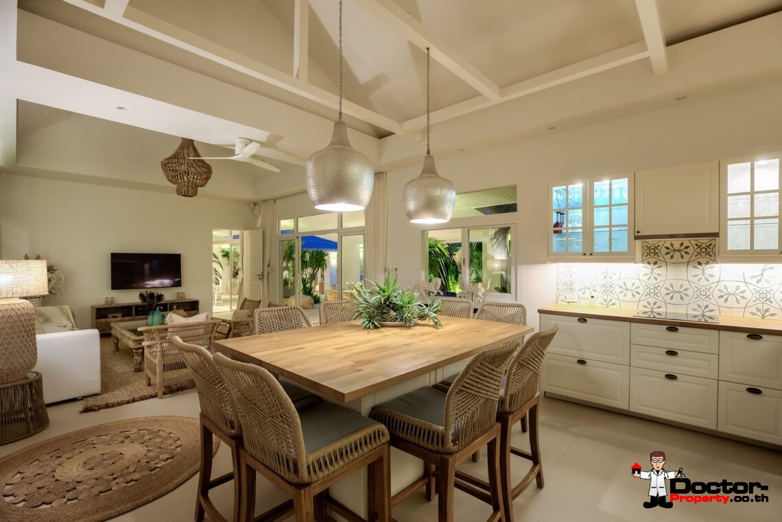 3 Bedroom Modern Balinese Pool Villa – Bo Phut, Koh Samui – For Sale