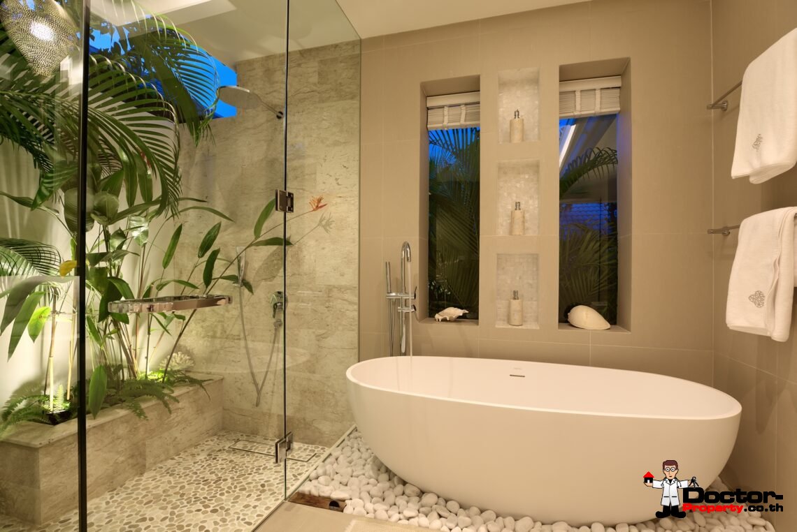 3 Bedroom Modern Balinese Pool Villa – Bo Phut, Koh Samui – For Sale